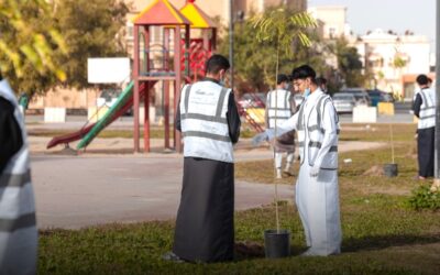 200 طالب متطوع يشاركون في مبادرة جمال الأحساء الحضري