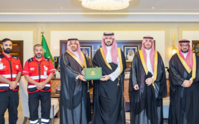نائب أمير الشرقية يستقبل مدير الهلال الأحمر بالمنطقة ويثمّن جهود تعزيز الاستجابة للحالات الطارئة