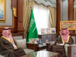 أمير المدينة يستقبل محافظ بدر الجديد