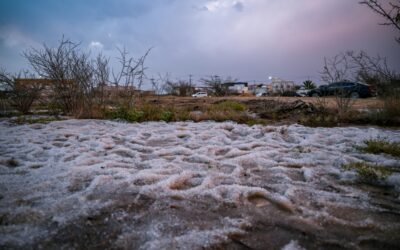 شاهد| زخّات المطر والبَرَد ترسم لوحات بانورامية مميزة في الباحة