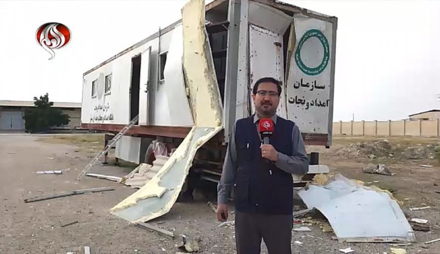 استهداف مرافق الهلال الأحمر وتدمير مستودعات ومراكز طبية في بوشهر