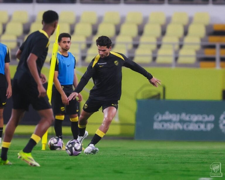 الاتحاد-يستأنف-تدريباته.-وفحص-طبي-لنصيري