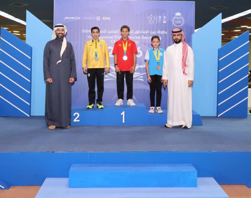 الفتح يحقق كأس بطولة أندية الشمالية والشرقية للسباحة