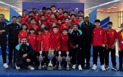 القادسية يحصد 50 ميدالية و4 كؤوس في بطولة المناطق للسباحة