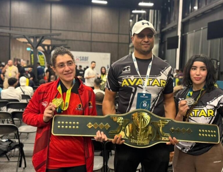 لاعبة-الوحدة-ريناد-جمال-تتوج-بالحزام-الذهبي