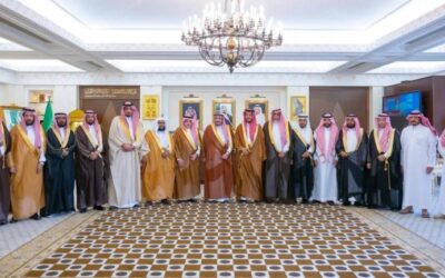 أمير منطقة القصيم يستقبل محافظ عقلة الصقور وأعضاء لجنة الأهالي