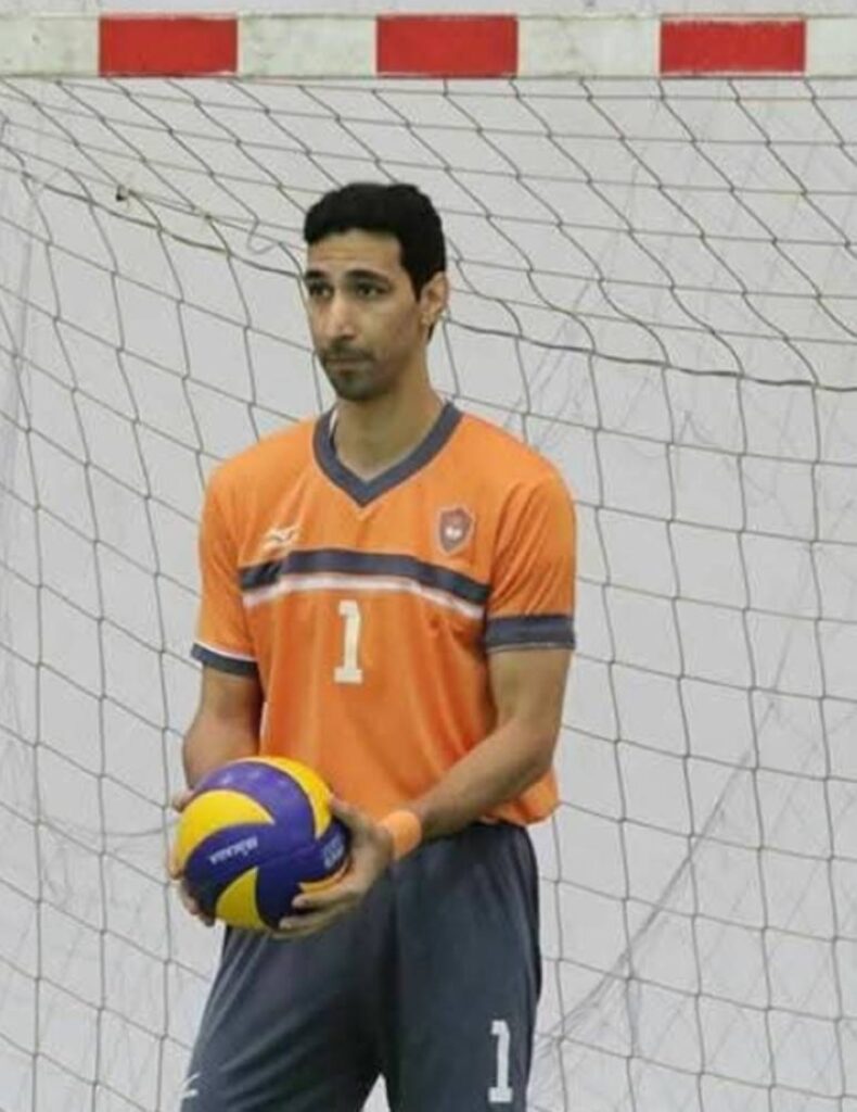 نادي مضر ينعى كابتن الفريق الأول لكرة الطائرة  أمين الحمدان