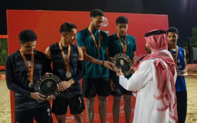 شباب الخليج أبطال المملكة للكرة الطائرة الشاطئية