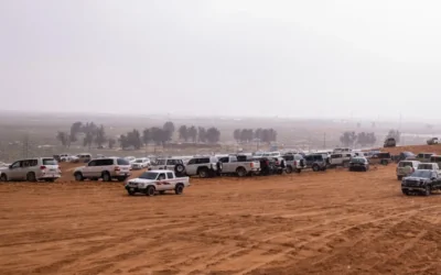 زخات المطر ترسم مناظر ساحرة في القصيم وتحفز الأهالي للخروج إلى المتنزهات