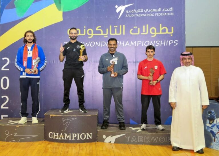 القادسية-يتوّج-بذهبية-السيدات…-والشباب-يفرض-هيمنته-في-ختام-بطولة-المملكة-للتايكوندو