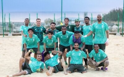 فريق السعودية لكرة القدم الشاطئية يدشن تدريباته استعداداً للمشاركة في دورة الألعاب الآسيوية