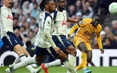 الممتاز الإنجليزي: توتنهام يتعادل مع برايتون بنتيجة (2 – 2)