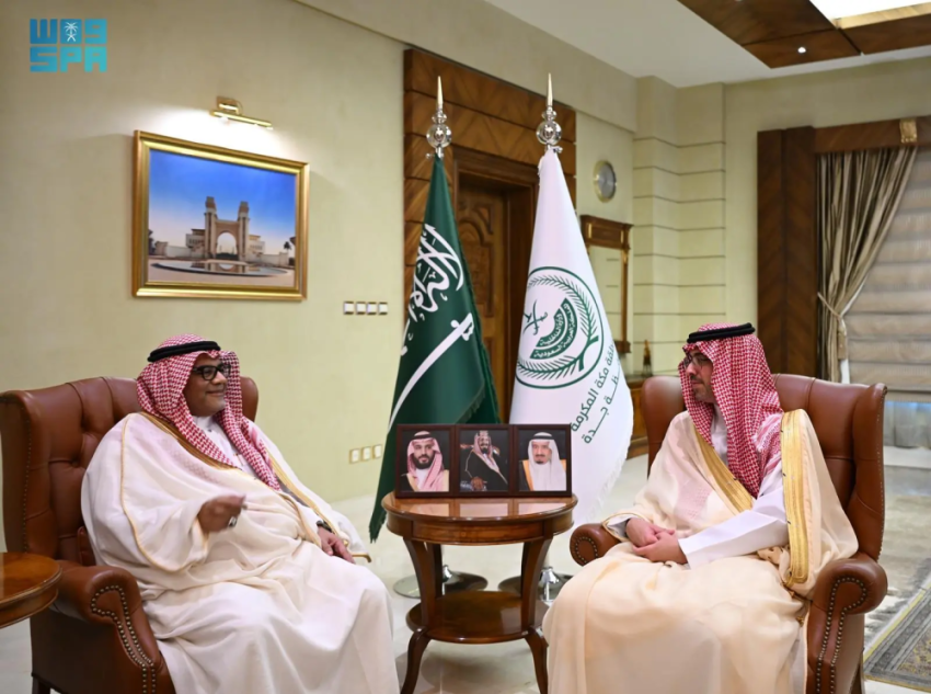 مُحافظ جدة يستقبل الرئيس التنفيذي للمركز الوطني للأرصاد