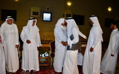 ال جمجوم يستقبلون المواسين في وفاة فقيدتهم