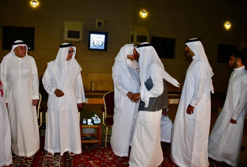 ال جمجوم يستقبلون المواسين في وفاة فقيدتهم