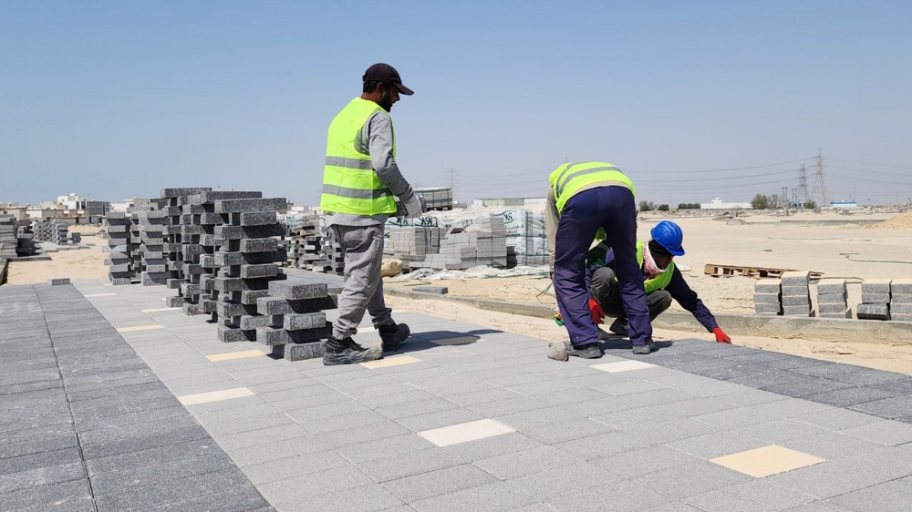 بنسبة إنجاز 43%.. استمرار أعمال تنفيذ حديقة حي السلام في الخفجي