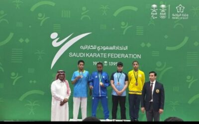 يوسف جندل أول المتأهلين من تيماء في الكاراتيه ببطولة المملكة