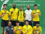 فريق نادي تيماء يحققون أرقام جديدة في الكاراتيه