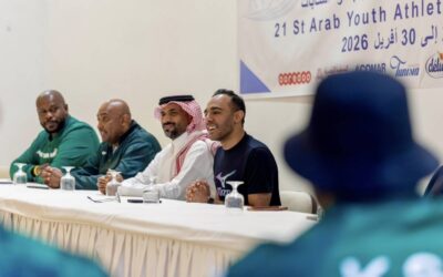 ‏رئيس الاتحاد السعودي لألعاب القوى يزور مقر بعثة الأخضر  في تونس