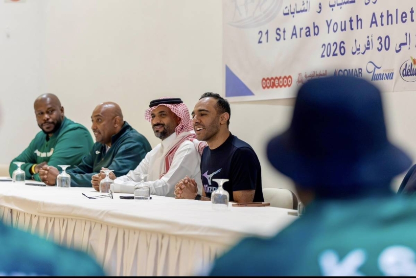 ‏رئيس الاتحاد السعودي لألعاب القوى يزور مقر بعثة الأخضر  في تونس