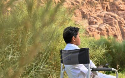 تبوك.. فيضة “النجيلة” تجذب الأهالي والزوار للاستمتاع بأجواء الربيع