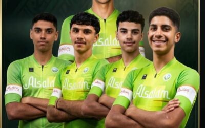 خماسي دراجات نادي السلام يشاركون في معسكر الأخضر بأبها