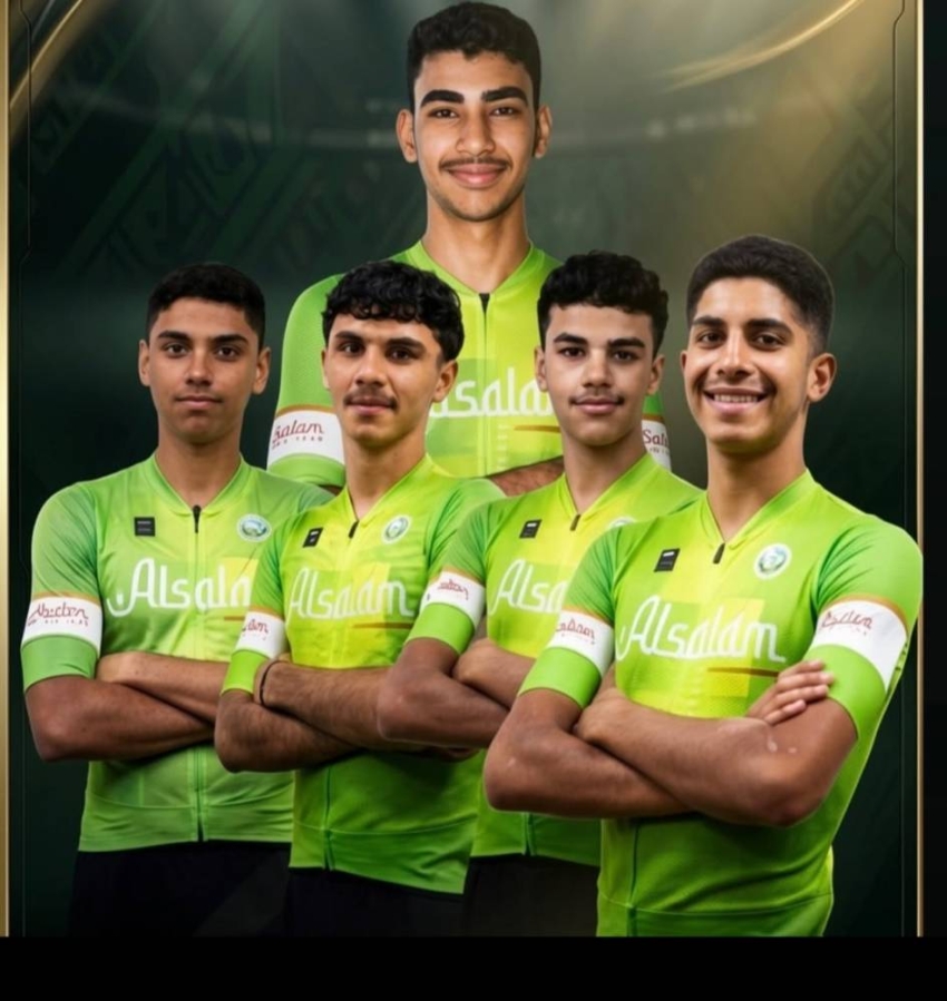 خماسي دراجات نادي السلام يشاركون في معسكر الأخضر بأبها