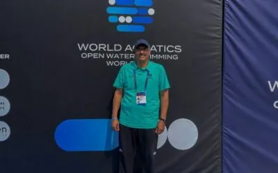 الجوهر ممثلاً عن قارة آسيا كحكم دولي لبطولة العالم للمياه المفتوحة بإسبانيا