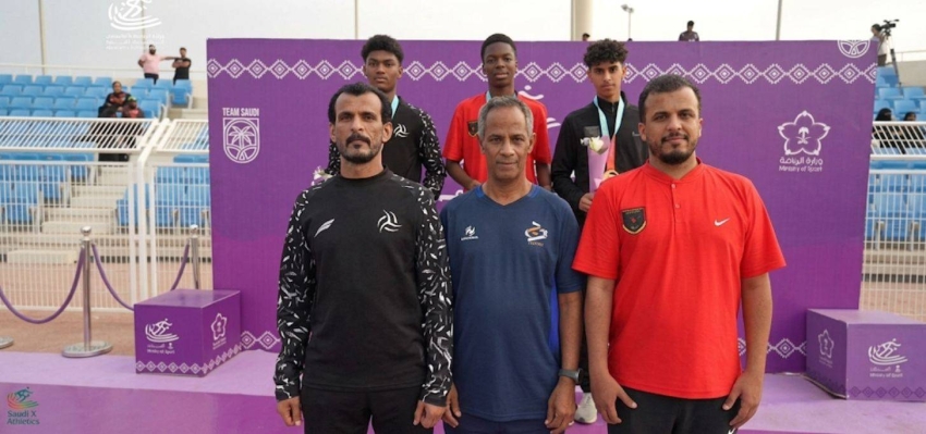 وج يحصد برونزية الناشئين.. وبراعمه رابع المملكة في ألعاب القوى