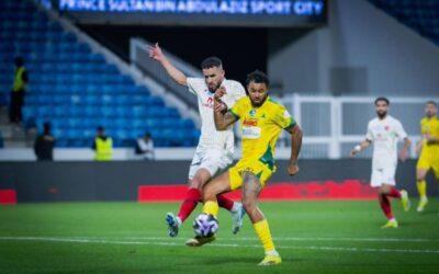 الخليج يخطف نقاط ضمك 2 / 0