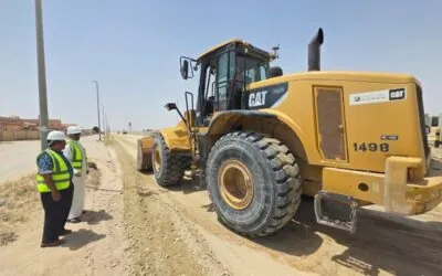 النعيرية.. إنجاز أعمال تطوير طرق وإنارة بـ47 ألف متر مربع