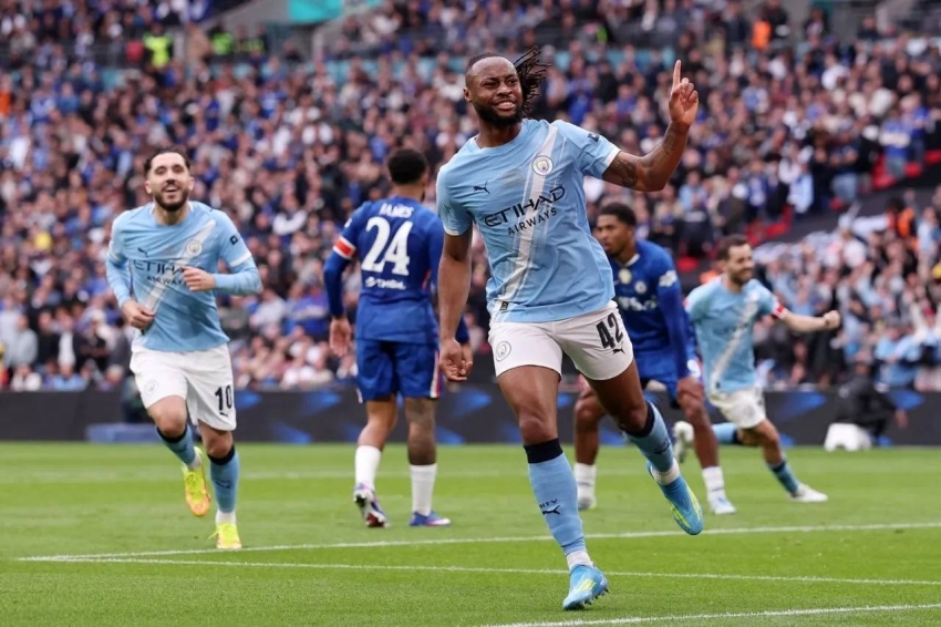 مانشستر سيتي  يفوز على تشلسي بهدف ويتوّج بكأس الاتحاد الإنجليزي