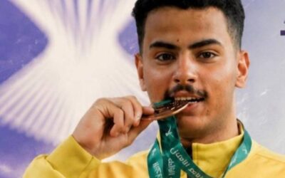 محمد البديوي لاعب أثقال العمران ثالثا في بطولة كأس الاتحاد