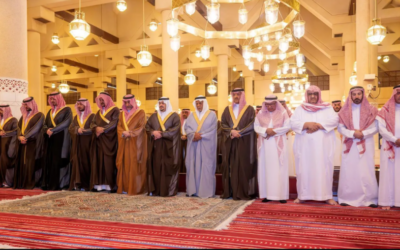 نائب أمير منطقة الرياض يؤدي صلاة الميت على حسان ياسين