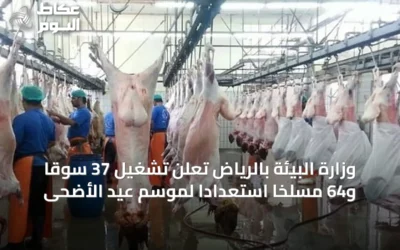 وزارة البيئة بالرياض تعلن تشغيل 37 سوقًا و64 مسلخًا استعدادًا لموسم عيد الأضحى