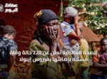 الصحة العالمية تُعلن عن 220 حالة وفاة مشتبه بإصابتها بفيروس إيبولا