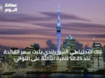 بنك الاحتياطي النيوزيلندي يثبت سعر الفائدة عند 2.25% للمرة الثالثة على التوالي