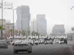 توقعات رياح قوية وأمواج مرتفعة على سواحل البحر الأحمر والخليج العربي