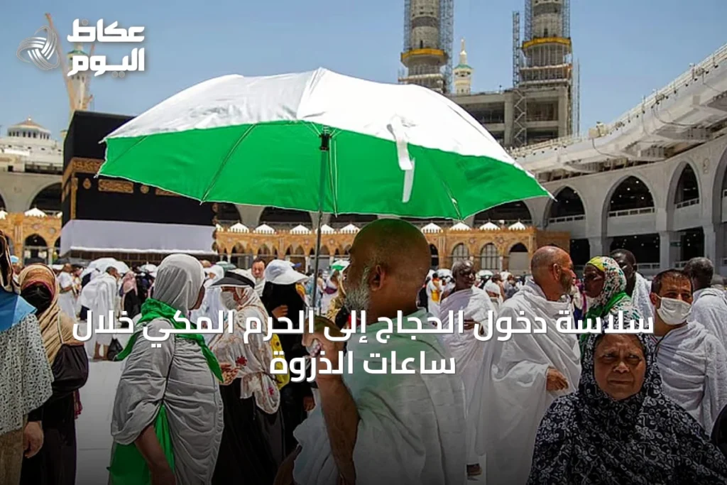 سلاسة دخول الحجاج إلى الحرم المكي خلال ساعات الذروة