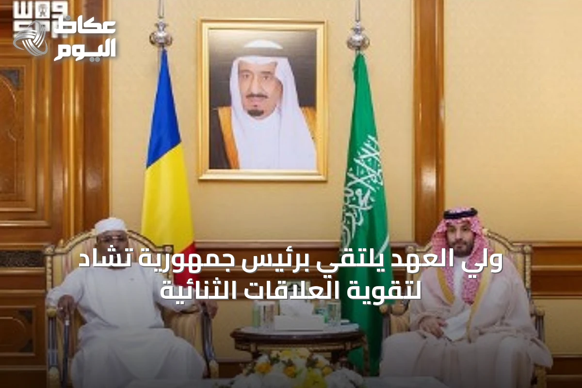 ولي العهد يلتقي برئيس جمهورية تشاد لتقوية العلاقات الثنائية