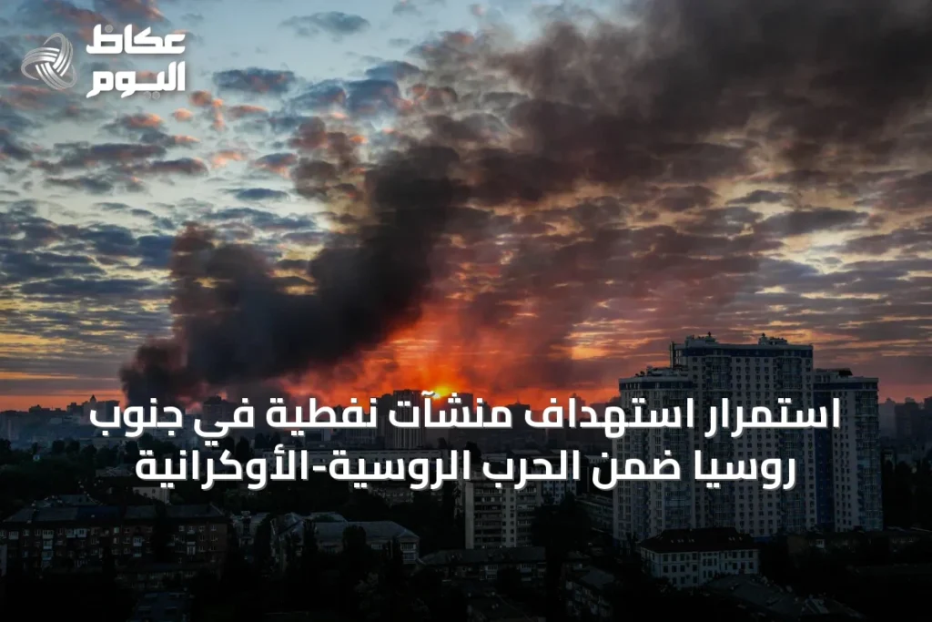 استمرار استهداف منشآت نفطية في جنوب روسيا ضمن الحرب الروسية-الأوكرانية