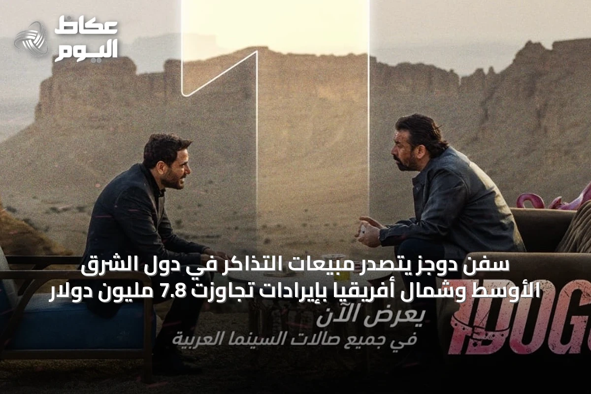 سفن دوجز يتصدر مبيعات التذاكر في دول الشرق الأوسط وشمال أفريقيا بإيرادات تجاوزت 7.8 مليون دولار