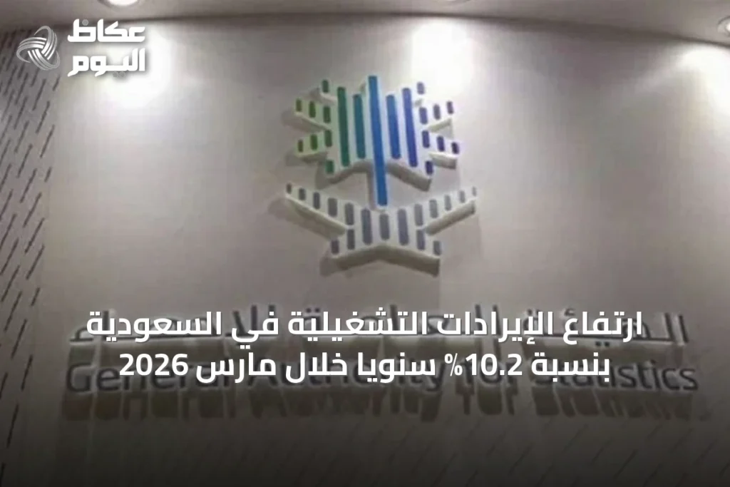 ارتفاع الإيرادات التشغيلية في السعودية بنسبة 10.2% سنويًا خلال مارس 2026