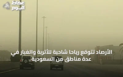 الأرصاد تتوقع رياحاً شاحبة للأتربة والغبار في عدة مناطق من السعودية