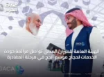 الهيئة العامة للطيران المدني تواصل مراقبة جودة الخدمات لحجاج موسم الحج في مرحلة المغادرة