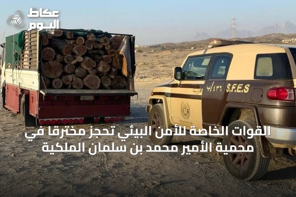 القوات الخاصة للأمن البيئي تحجز مخترقًا في محمية الأمير محمد بن سلمان الملكية