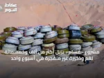 مشروع «مسام» يزيل أكثر من ألف وخمسمائة لغم وذخيرة غير منفجرة في أسبوع واحد