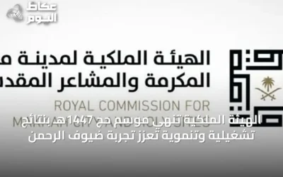 الهيئة الملكية تُنهي موسم حج 1447هـ بنتائج تشغيلية وتنموية تعزز تجربة ضيوف الرحمن