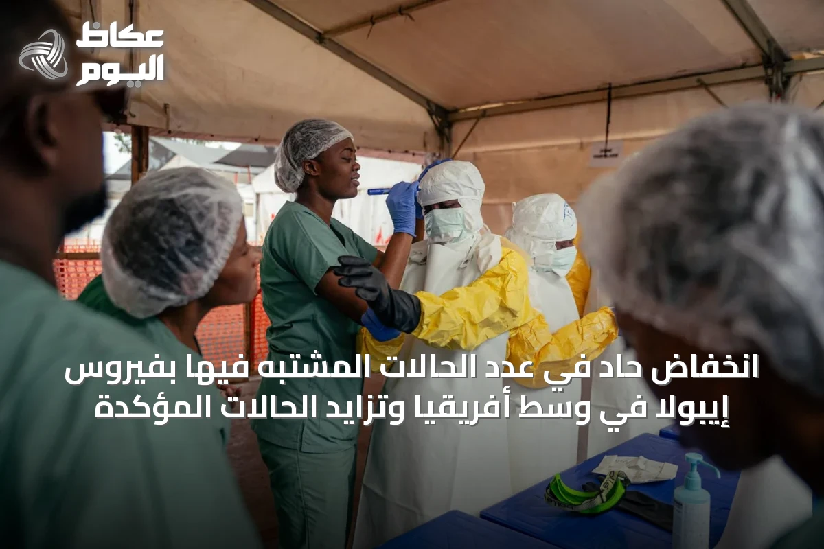 انخفاض حاد في عدد الحالات المشتبه فيها بفيروس إيبولا في وسط أفريقيا وتزايد الحالات المؤكدة