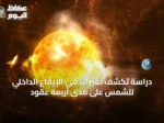 دراسة تكشف تغيرات في الإيقاع الداخلي للشمس على مدى أربعة عقود